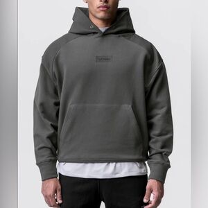 ASRV 0714. TECH-TERRY WATERPROOF PANEL HOODIE
